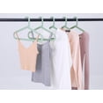thumbnail image 4 of REGALWOVEN 20 Pack Pants Hangers,  Plastic Hangers, Durable Space Saving Clothes Hangers for Clothing, Closet, Coats, Shirts, Pants, or Jeans Green, 4 of 6