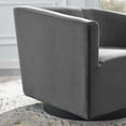 thumbnail image 6 of Modway Twist Accent Lounge Performance Velvet Swivel Chair, 6 of 7