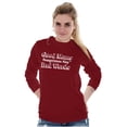 thumbnail image 4 of Good Moms Sometimes Say Bad Words Women's Long Sleeve T Shirt Brisco Brands 2X, 4 of 6