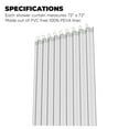 100 PEVA Heavy Duty Clear Shower Curtain Liner (70" x 72") 1 Pack / 1