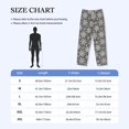 thumbnail image 4 of Logiee Sparkling Snowflakes Print Pajama Pants for Men,Men’s Pajama Bottoms,Mens PJ Pants with Pockets & Button Fly-Large, 4 of 6