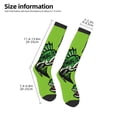 thumbnail image 2 of Yiaed cartoon largemouth bass fish Print Great elasticity Adult Stockings Sports socks for Men and Women, 2 of 6