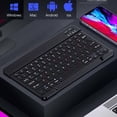 thumbnail image 6 of with Bluetooth Keyboard Mouse for Teclast T65 Max T70 T60 Plus T50HD 78Key 10inch Rechargeable Wireless Keyboard Mice Set Combo, 6 of 10