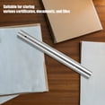 thumbnail image 4 of Miangastore Tube de Rangement en Acier Inoxydable pour Documents de Naissance Diplômes Documents Importants Durable Portable pour Organisation Maison et Bureau, 4 of 8