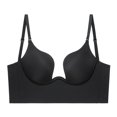 thumbnail image 5 of MEICHEN Womens Half Cup Push Up Bra Solid Sexy Soft Underwire Seamless Bralettes Underwear Summer Clothing Fall Fashion Essentials, 5 of 7