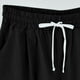 thumbnail image 4 of Puntoco Pantalones Cortos De Verano Mujer Moda 2024 Pantalones Cortos De Mujer Algodón Y Lino Estampado De Moda Cintura Elástica Pantalones De 5 Pulgadas Cordón Pantalones Cortos De 5 Pulgadas, 4 of 6