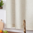 thumbnail image 3 of Cortina Jinchan de Lino con Flecos para Cocina 91x61 cm Beige, 3 of 9