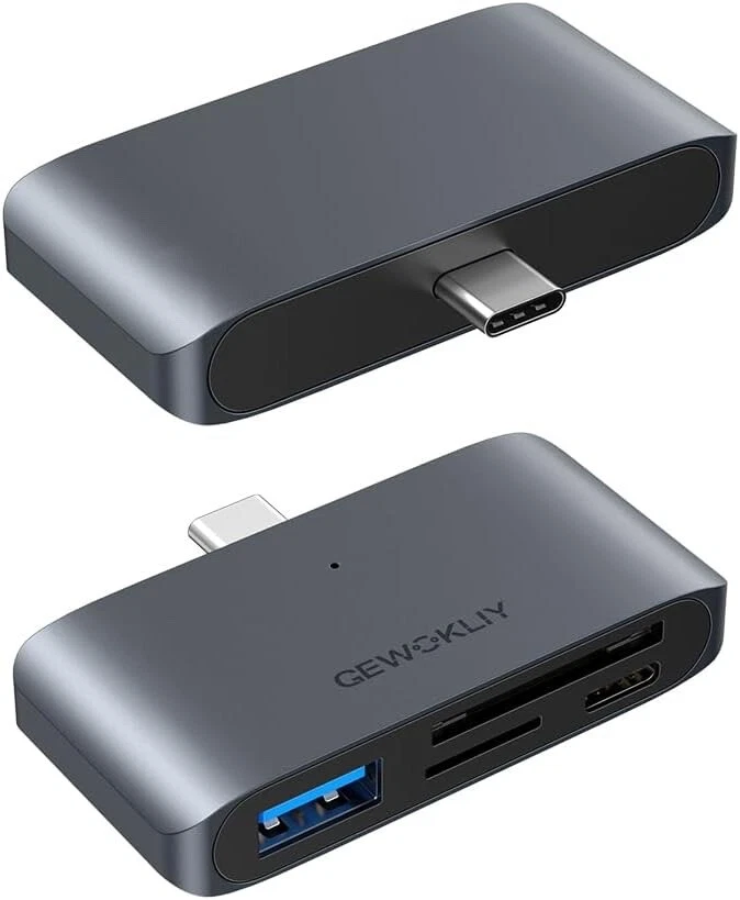 RHEA- Usb C Hub, Usb C Docking Station With Usb C To 2 Slots Sd/Micro Sd Memory Card
