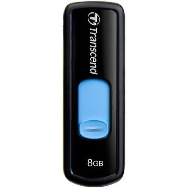 8GB JETFLASH 500 USB 2.0 DRIVE BLACK DSHIP AVAIL - image 4 of 4