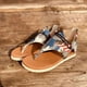 thumbnail image 1 of Zapatos de verano para mujer con clip en los dedos Camuflaje Cremallera Pisos cómodos Sandalias de playa informales Wmkox8yii ytu5587, 1 of 3