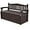 Dark Brown, variant on QISHENSHUI 80 Gallon Storage Bench Deck Box Lockable for Patio Furniture, Garden Decor and Outdoor Seating for Cushions, Garden Tools and Pool Supplies(Dark Brown)