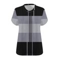 thumbnail image 4 of mfyjkho Tops De Tallas Grandes, Camiseta Deportiva De Manga Corta Con Cuello En V Extragrande Y Base Lisa Para Mujer Tops De Gimnasio Para Mujer Xxxl, 4 of 4