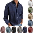 thumbnail image 6 of Chiccall Mens Dress Shirts Long Sleeve Business Casual Work Shirt with Pocket, 6 of 6