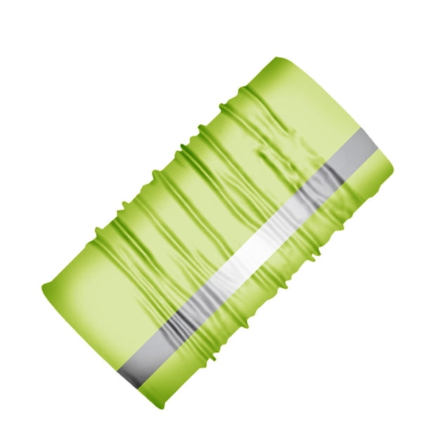 Advancent Polaina reflectante de poliéster para el cuello, protección facial portátil de Color sólido, pesca, motociclismo, Camping, Camping, Ciclismo Amarillo