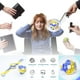 thumbnail image 5 of Correa giratoria para niños Fidget Toy HUOGUO Pop it Watch, 4 unidades, 5 of 5