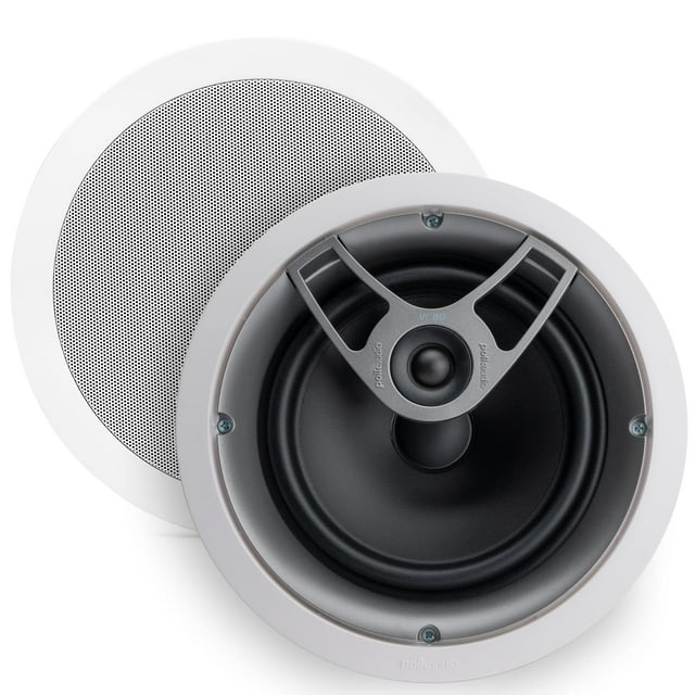 Altavoz de techo Polk Audio MC80 de 2 vías y 8 pulgadas blanco