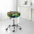 thumbnail image 7 of Rateoe Hippie Style Pattern Round Bar Stool Seat Covers,Washable Stool Cushion Slipcover Elastic Bar Chair Covers for 12-14 Inch Chair -14 inch, 7 of 7
