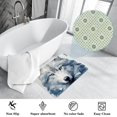 thumbnail image 3 of Alfombra de poliéster para exteriores Wolf, para oficina, silla, antideslizante, lavable a máquina, 3 of 6