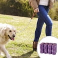 thumbnail image 1 of Bolsas de basura para heces de mascotas, 75 unidades, para exteriores, para el baño, para pasear perros, de plástico, 1 of 6