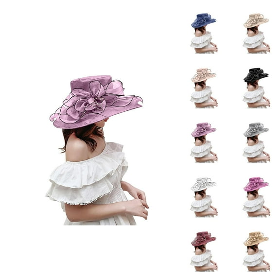 Women’s Wide Brim Sun Hat – UV Protection Straw Beach Hat, Packable for Vacation, Hiking, Pool & Outdoor Fun, Comfortable & Breathable Design for Maximum Sun Protection