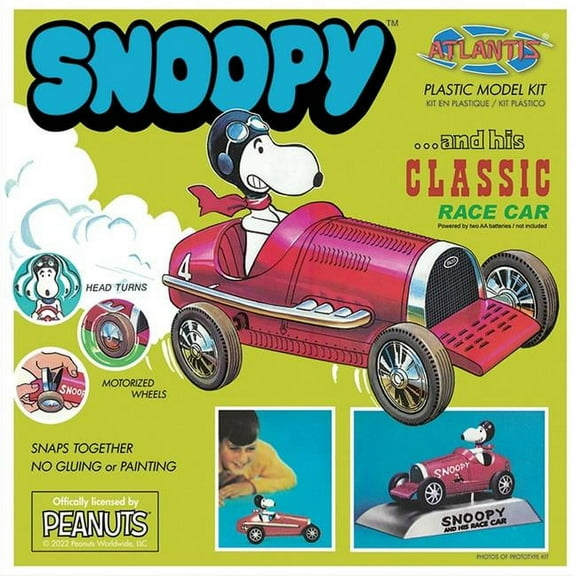 Atlantis Models M6894 Snoopy and Race Car