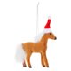 thumbnail image 5 of Mini adorno colgante de caballo para Navidad, colgante decorativo de caballo, colgante navideño, 5 of 8
