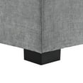 thumbnail image 5 of EUROCO 53.5"W Oversized Chaise Lounge Indoor,Corduroy Upholstered Sofa Bed with Throw Pillows , Armrests and Solid Wood Legs, Sleeper Chair- Plush Chair Bed for Living Room,Gray, 5 of 6