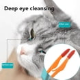 thumbnail image 3 of Twinkseal Pet Tear Stain Remover 2-pack Pet Eye Combs Soft Flexible Tear Stain Removers for Dogs Cats Reusable Pet Grooming Accessories Tear Stain Brush Yellow+Blue, 3 of 7