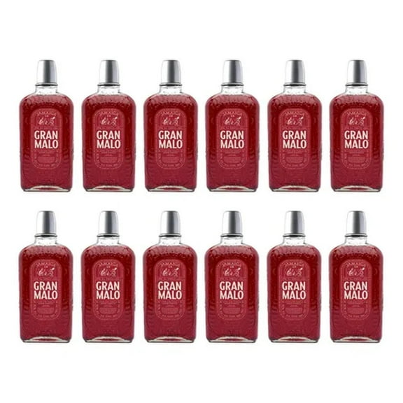 Pack de 12 Licor de Tequila Gran Malo Jamaica 750 ml