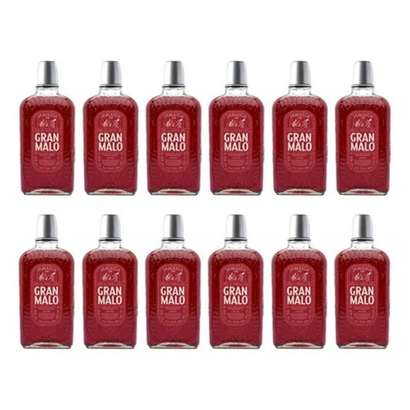 Pack de 12 Licor de Tequila Gran Malo Jamaica 750 ml