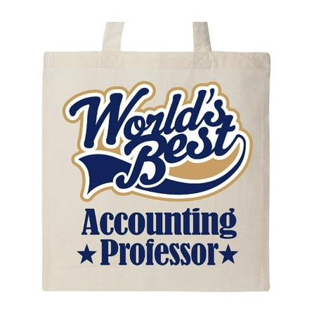 World's Best Accounting Professor Tote Bag Natural One
