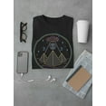 thumbnail image 3 of Mystery Of Egypt Neon Glow  T-Shirt Men -Image by Shutterstock, Male Medium, 3 of 4