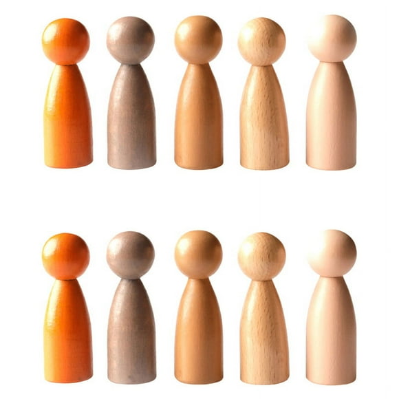 THE FRECKLED FROG PEG PEOPLE OF THE WORLD SET OF 10
