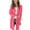 Pink, variant on Admvng Cardigan Sweaters for Women Winter New Color Long Sleeve False Pocket Leisure Suit Coat S-3XL