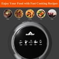 thumbnail image 2 of Sanptent 5.8 Quart Air Fryer, Black - Digital LED Touchscreen, Auto Shut-off, ETL Certified, 2 of 6