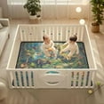 thumbnail image 2 of WOBOGO Dinosaurs Time Baby Playmats Extra Large Waterproof Rollable Activity Pads for Toddlers 50×50inch, 2 of 7