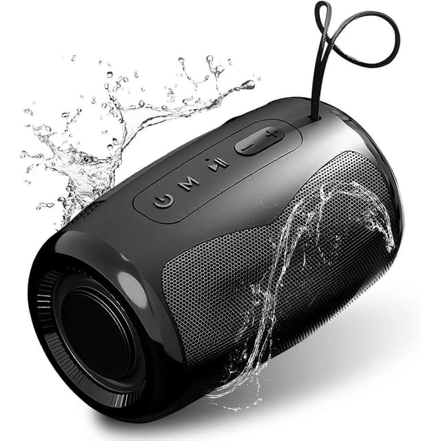 Portable Bluetooth Speaker,Wireless Portable Waterproof Speaker 2000mAh,HIFI Stereo with 10-Hour Playtime Waterproof Bluetooth 5.3 TF Car