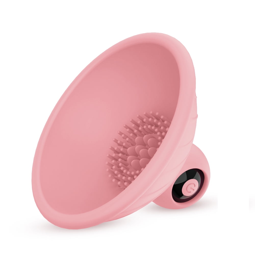 Hingming Vibrator Nipple 360° Rotational Stimulation Vibrating Massager ,9 Vibration Modes, Sex Toys Rechargeable for Women,Pink