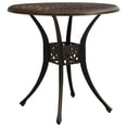 thumbnail image 1 of vidaXL Garden Table Bronze 78x78x72 cm Cast Aluminium, 1 of 5