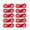 Color:red, variant on 10 Pcs Aluminum Alloy Tent Rope Tensioners Camping Non-Slip Cord Lock Buckles Holes Wind Rope Peanut Stopper Tightening Clasp for Outdoor Hiking Climbing