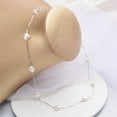 thumbnail image 4 of Guardurnaity Collar de perlas de plata para mujer, gargantilla portátil de moda de Color sólido para chicas y señoras, joyería para banquete, Ropa, zapatos y accesorios Miscelánea Blanco 45cm, 4 of 6