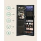 thumbnail image 2 of SONGMICS Espejo Joyero LED, 120 cm de Alto con Cerradura, Armario Joyero de Pared o Montado en la Puerta, 10 x 37 x 120 cm, Negro, 2 of 5
