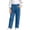 Blue, variant on Boys Dress Pants with Pockets Elastic Waist Casual Straight Leg Regular Fit Kids Chino Pants School Uniforms Blue 6-14