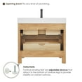 thumbnail image 4 of Altair-15 36" Single Bathroom Vanity in with White Artificial Stone Integrated Sink, 4 of 14