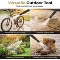 thumbnail image 6 of High Pressure Garden Hose Nozzle Sprayer Set, Power Washer Water Jet Spray Gun with Quick Connector, 3 Spray Patterns for Car Washing,Yard Cleaning,Patio,Driveway,Pet Bathing,Lawn and Garden Watering, 6 of 7