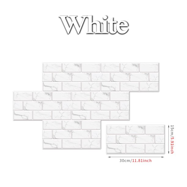 Peel and Stick Backsplash Tile SelfAdhesive 3D Tiles Stick on