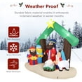 thumbnail image 2 of VINGLI Lighted Christmas Inflatable Nativity Scene Outdoor Decorations-6.5ft, 2 of 8