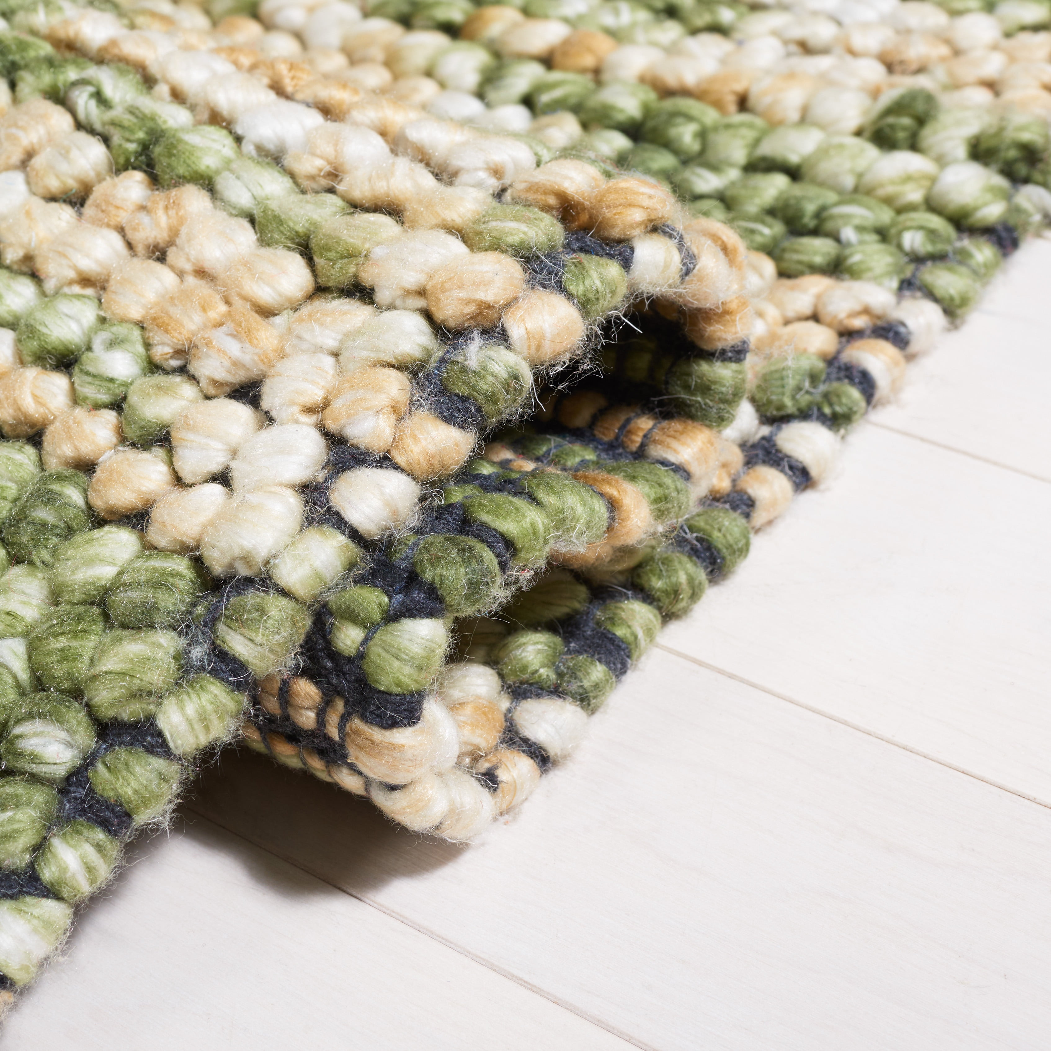 SAFAVIEH Natura Shelby Abstract Area Rug, Yellow/Green, 2' x 3'