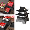 thumbnail image 3 of Bento Box Soledad Fiambrera de 3 cajones Negro, 3 of 8