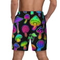thumbnail image 4 of Haiem Bright Mushrooms Men'S Quick-Dry Swim Trunks: Comfortable Beach Shorts With Mesh Lining And Pockets - Ideal For Swimming And Sunbathing X-Large, 4 of 9